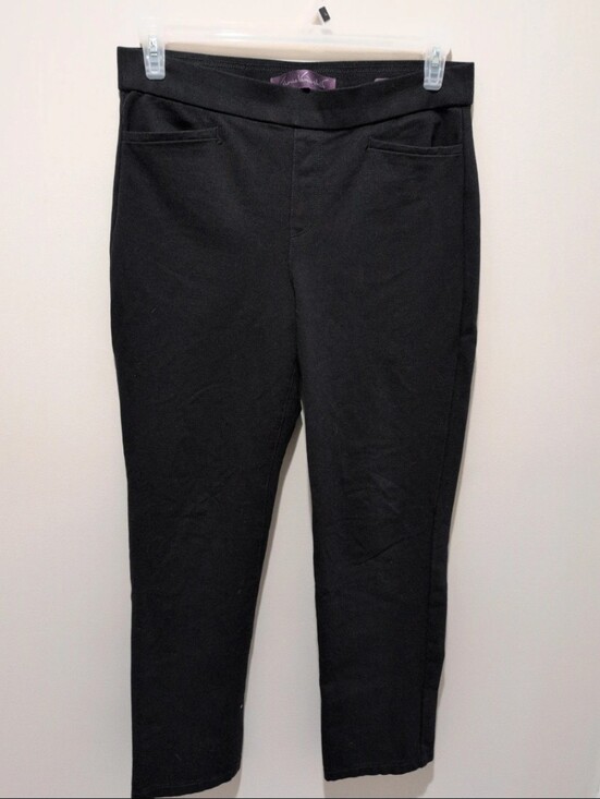 Gloria Vanderbilt Pants - Gloria Vanderbilt Trousers Black Pull-On